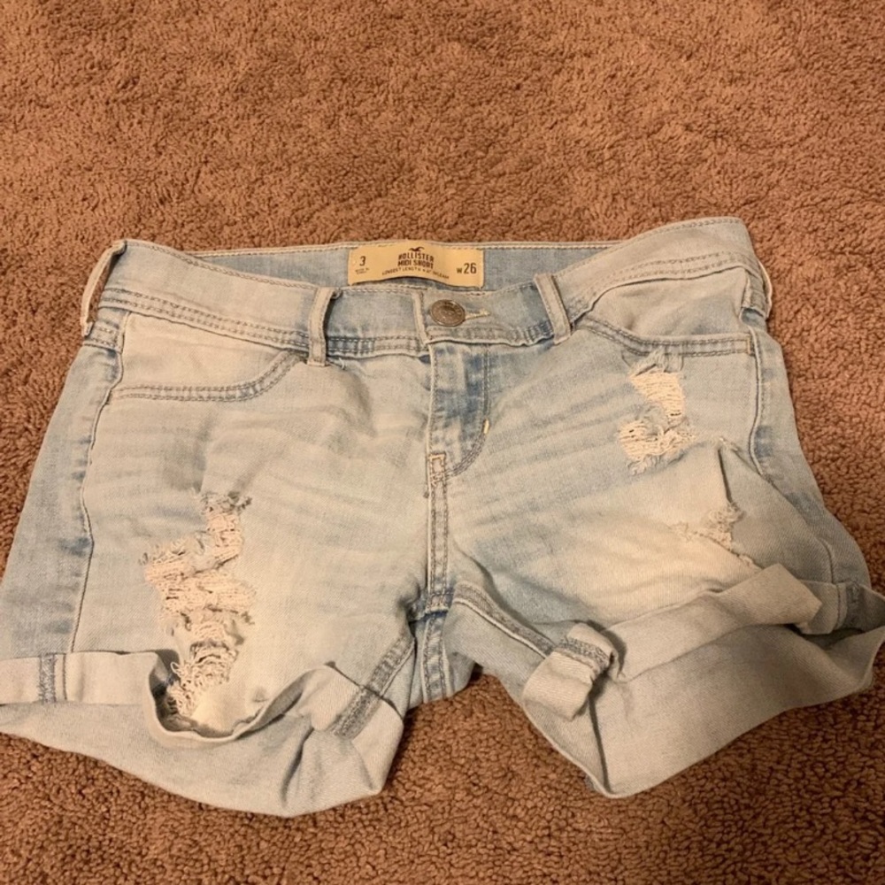 Hollister blue Jean shorts